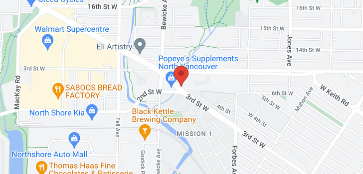 map of 602 733 W 3RD STREET